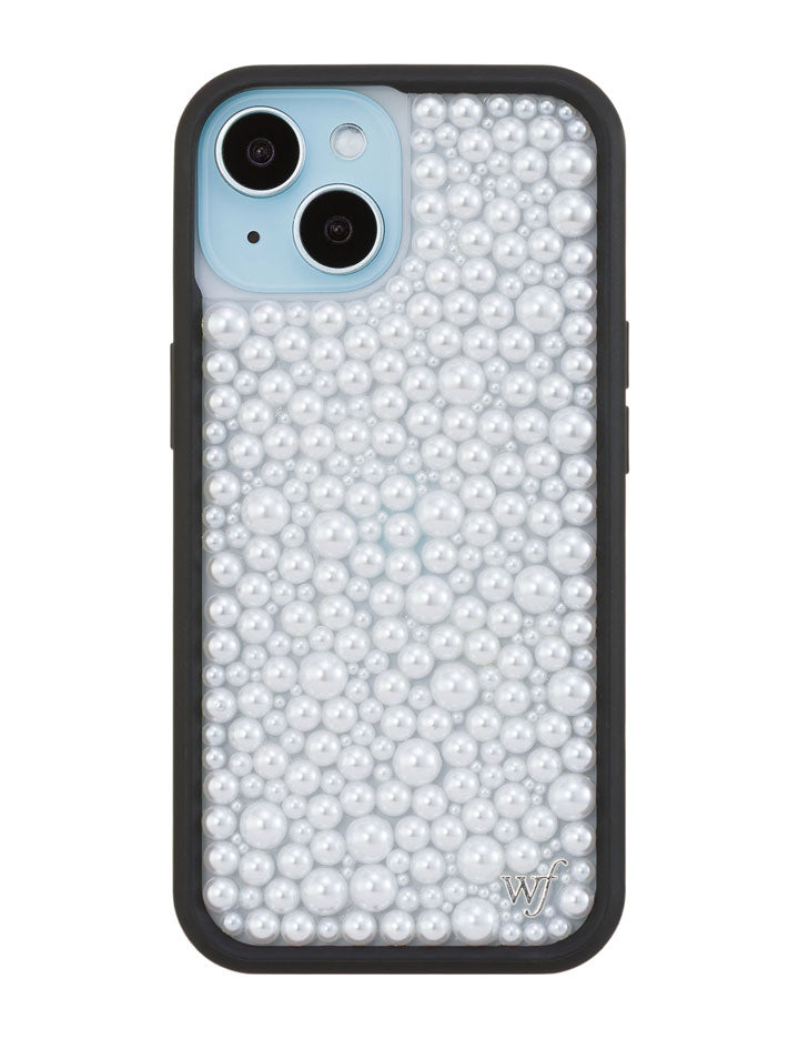 Wildflower Pearl | White iPhone Case