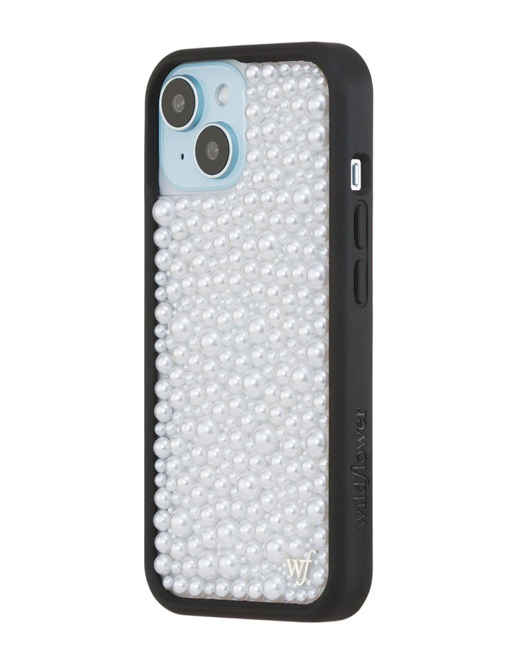 Wildflower Pearl | White iPhone Case