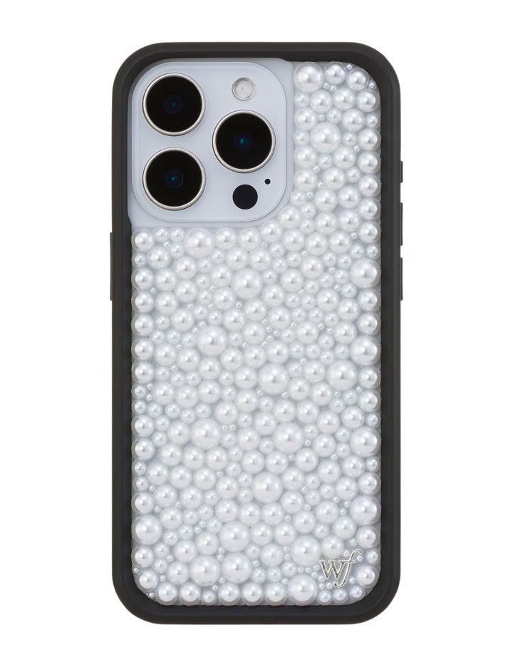 Wildflower Pearl | White iPhone Case