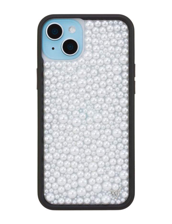 Wildflower Pearl | White iPhone Case