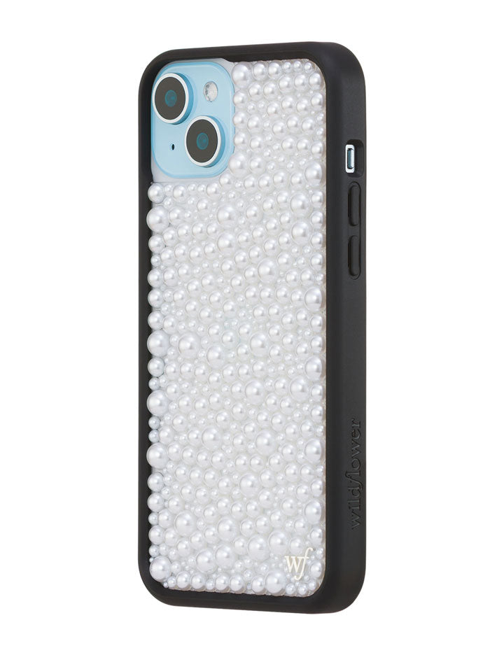 Wildflower Pearl | White iPhone Case
