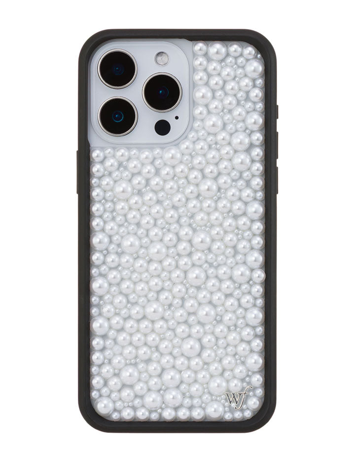 Wildflower Pearl | White iPhone Case