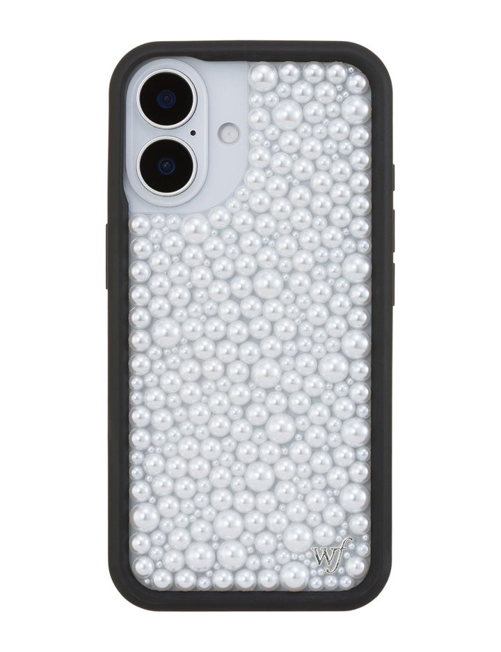Wildflower Pearl | White iPhone Case