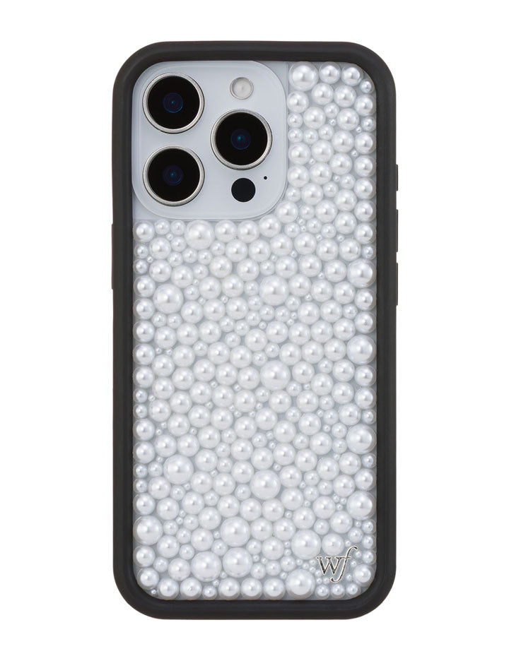 Wildflower Pearl | White iPhone Case