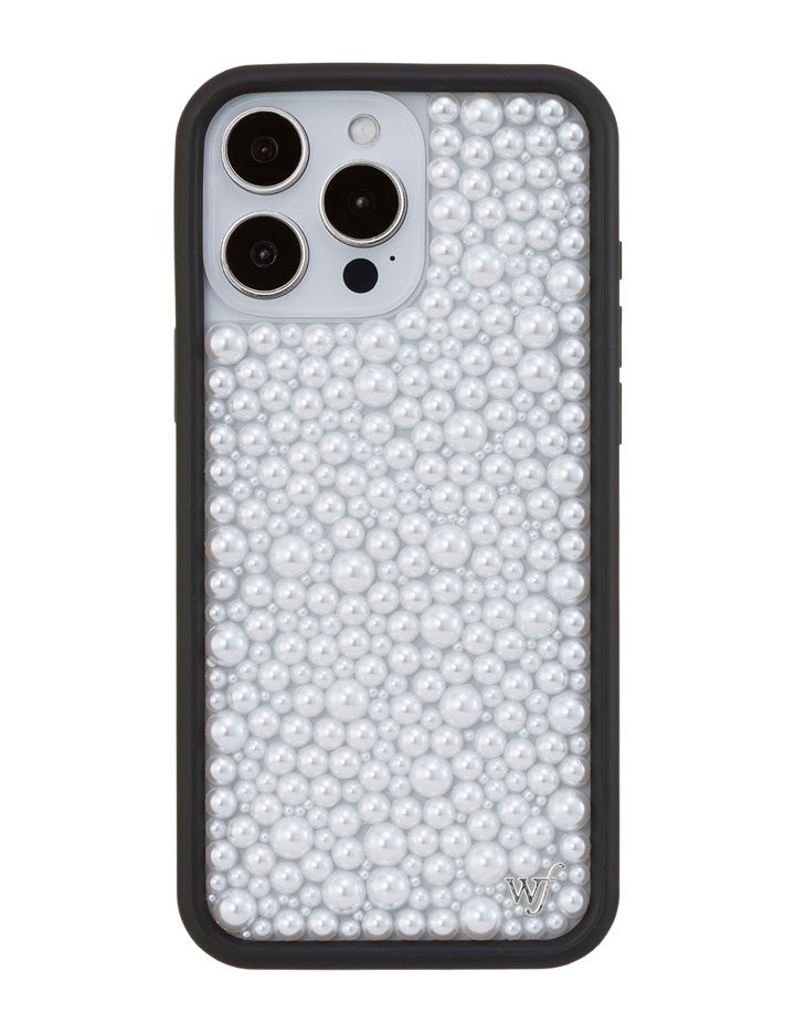 Wildflower Pearl | White iPhone Case