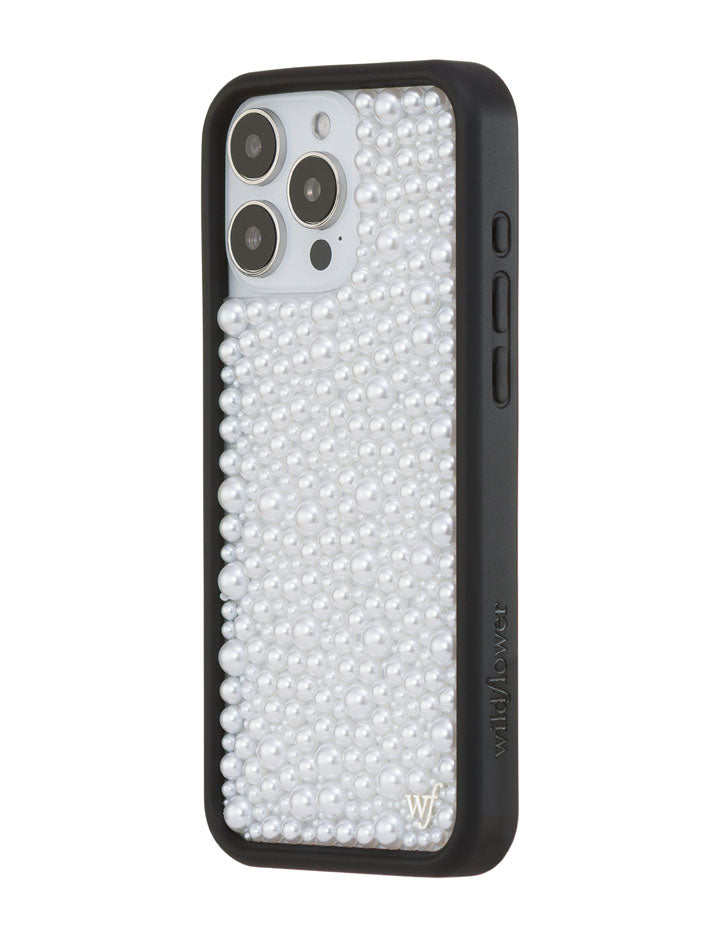 Wildflower Pearl | White iPhone Case
