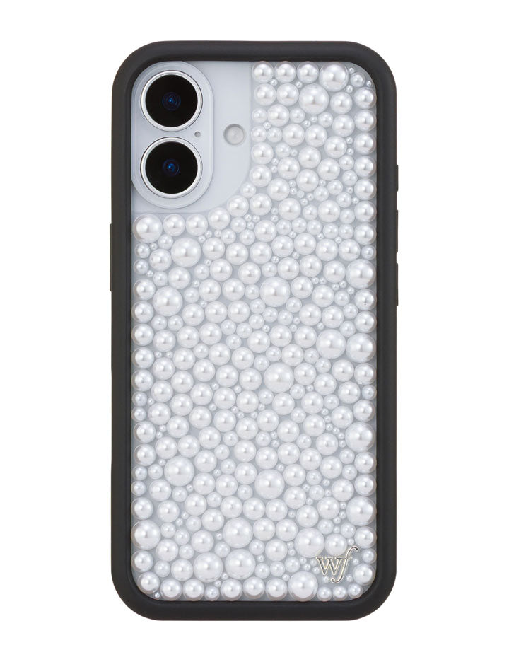 Wildflower Pearl | White iPhone Case