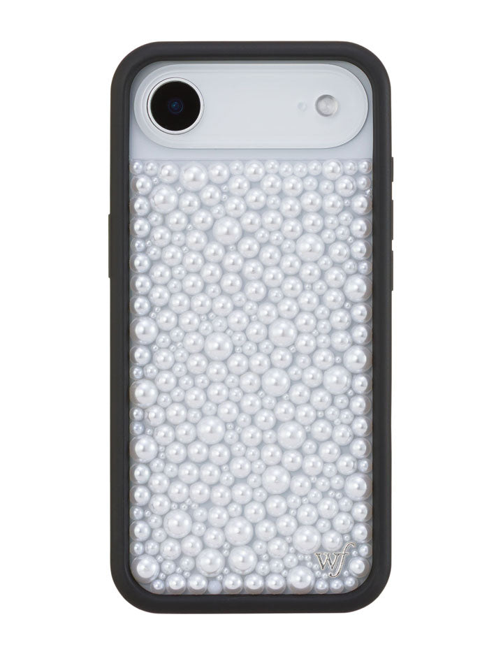Wildflower Pearl | White iPhone Case
