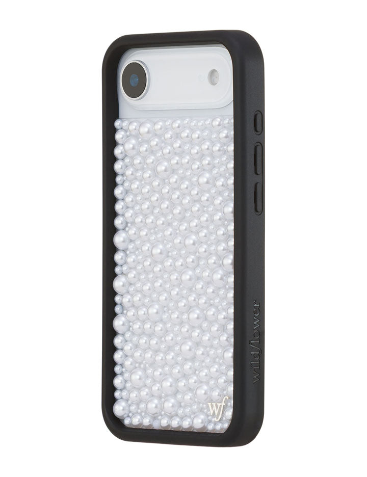 Wildflower Pearl | White iPhone Case
