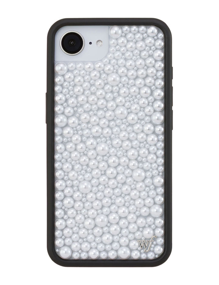 Wildflower Pearl | White iPhone Case