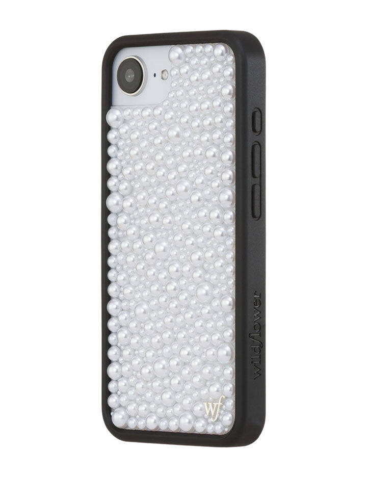 Wildflower Pearl | White iPhone Case