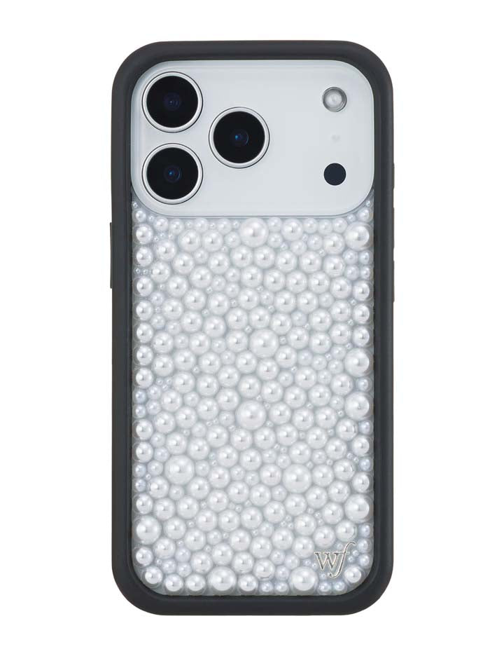 Wildflower Pearl | White iPhone Case