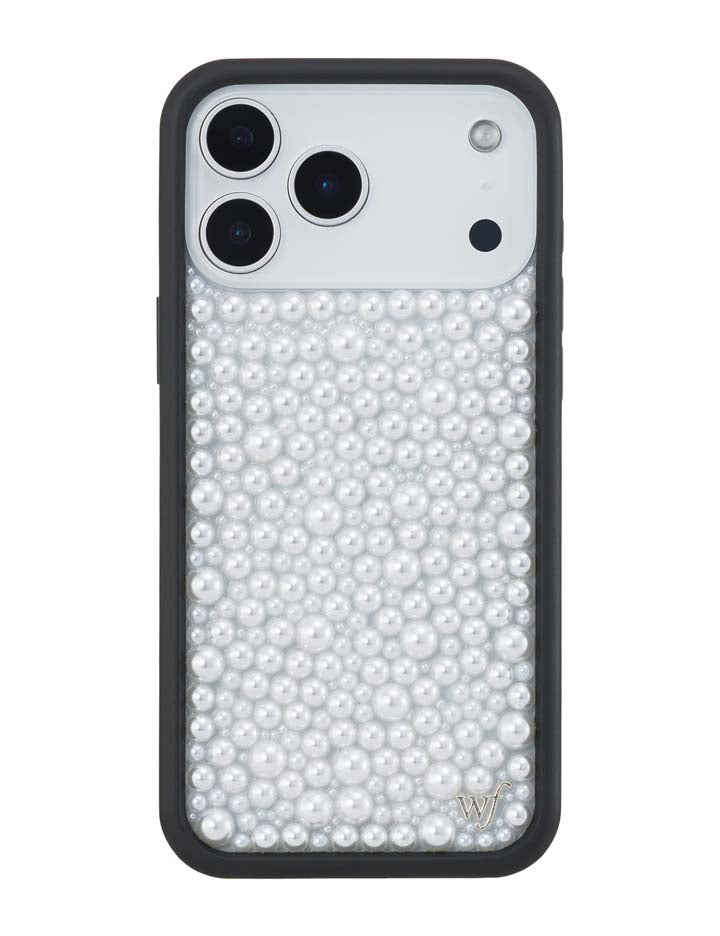 Wildflower Pearl | White iPhone Case