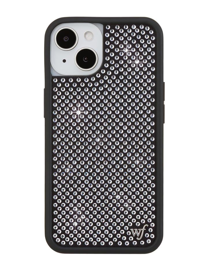 Wildflower Rhinestone iPhone Case | White