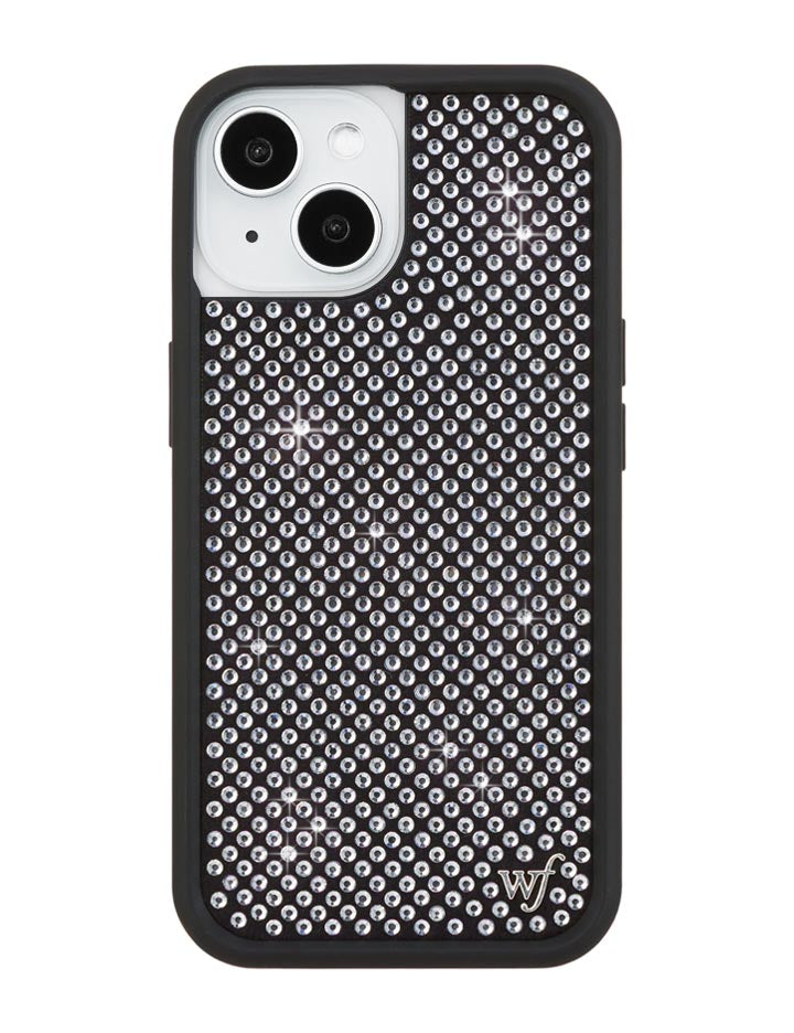 Wildflower Rhinestone iPhone Case | White