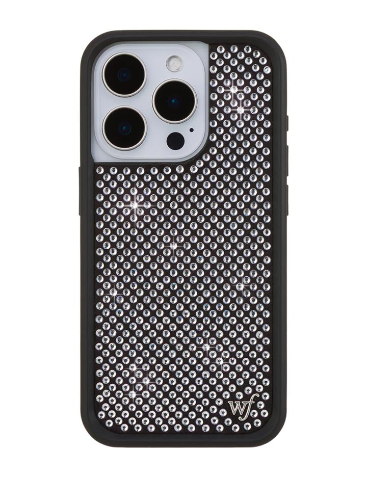 Wildflower Rhinestone iPhone Case | White
