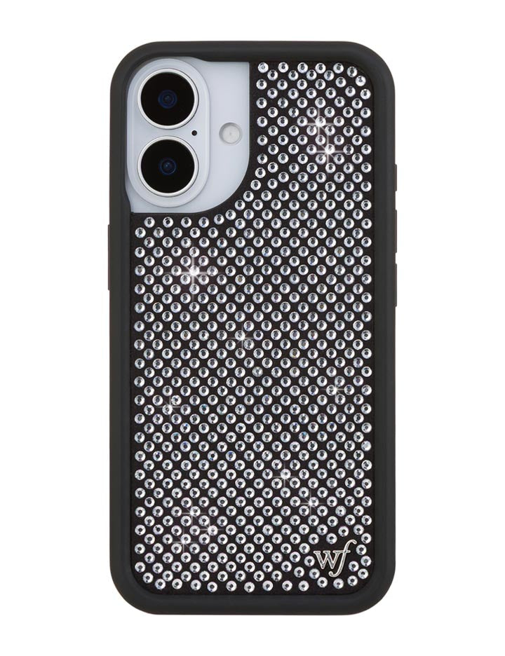 Wildflower Rhinestone iPhone Case | White