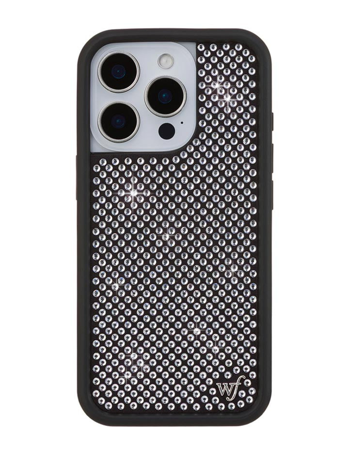 Wildflower Rhinestone iPhone Case | White