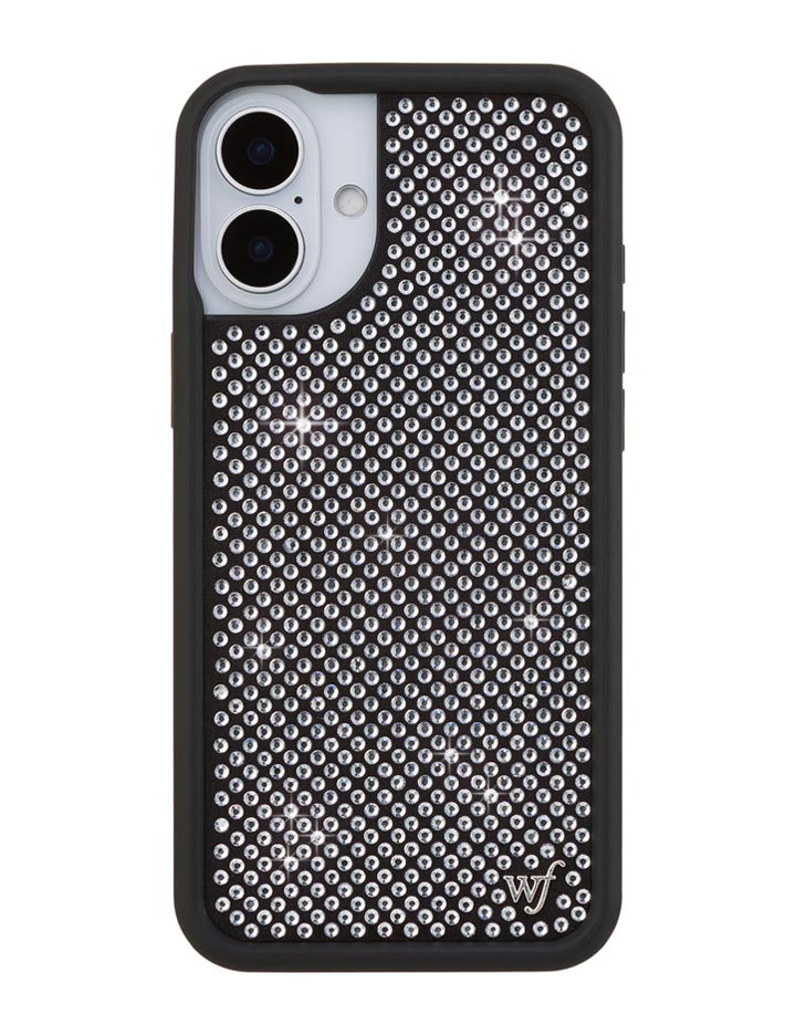 Wildflower Rhinestone iPhone Case | White