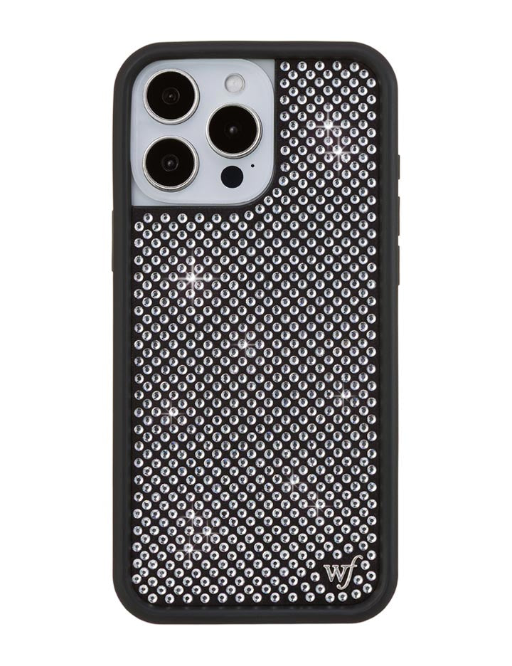 Wildflower Rhinestone iPhone Case | White