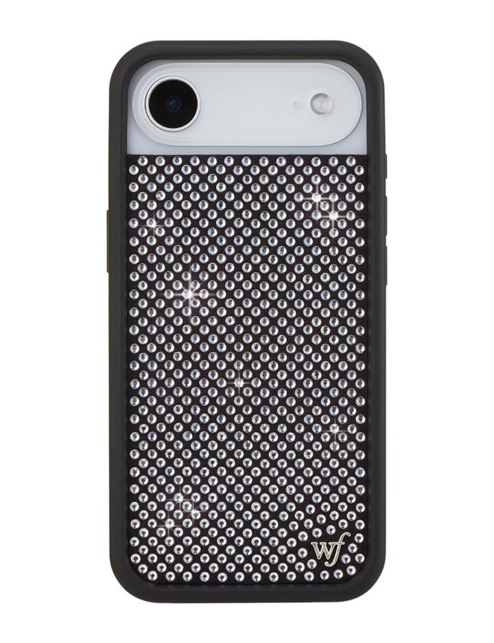 Wildflower Rhinestone iPhone Case | White