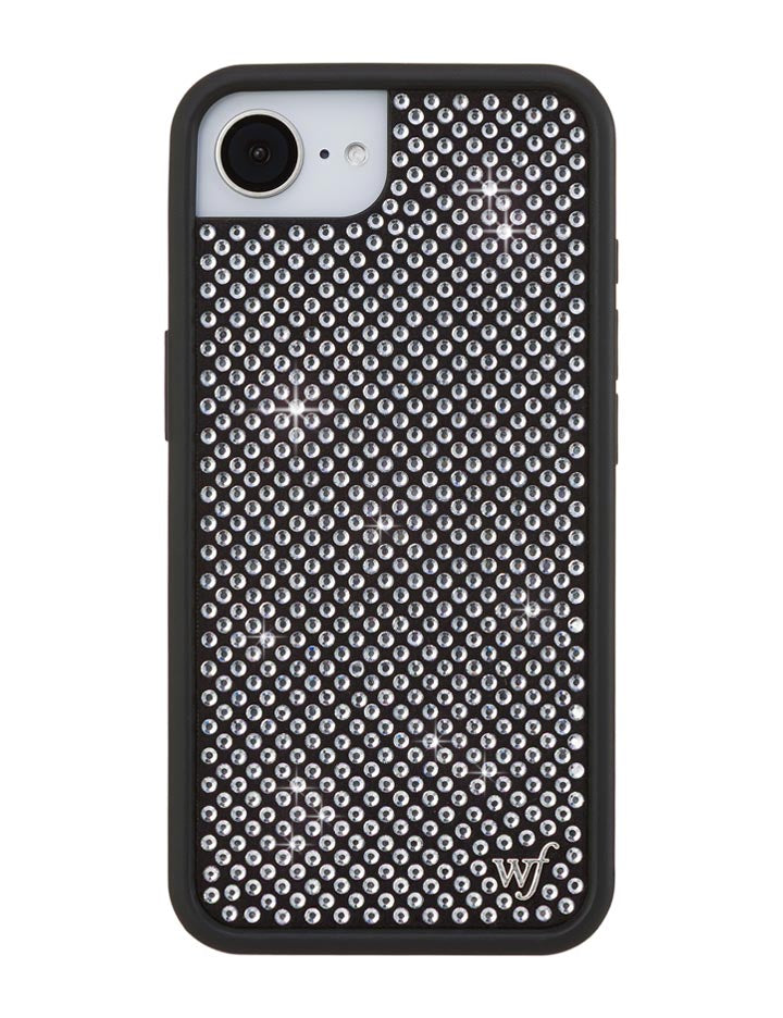 Wildflower Rhinestone iPhone Case | White