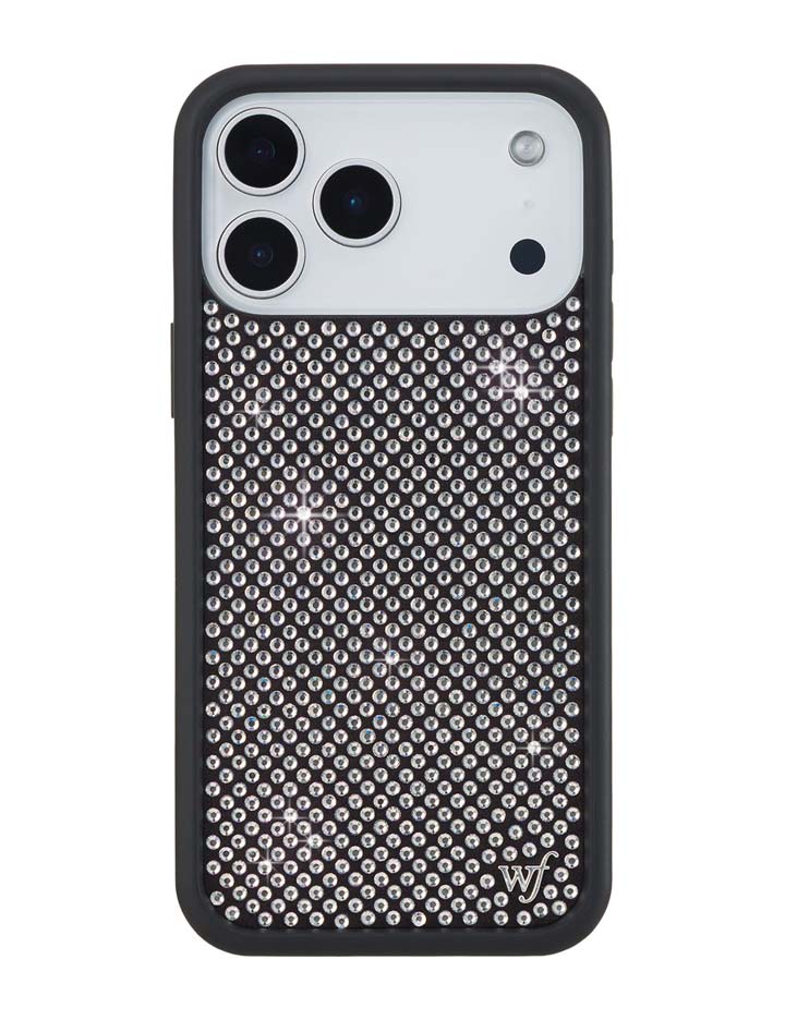Wildflower Rhinestone iPhone Case | White