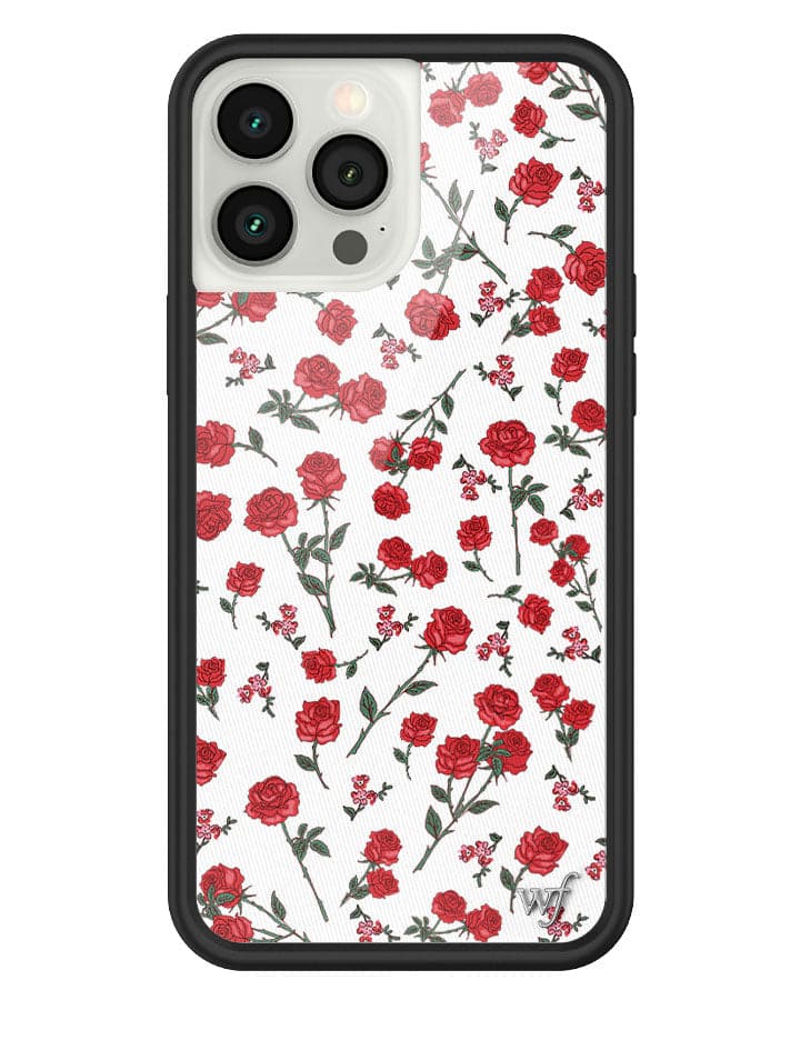 Wildflower Red Roses iPhone Case