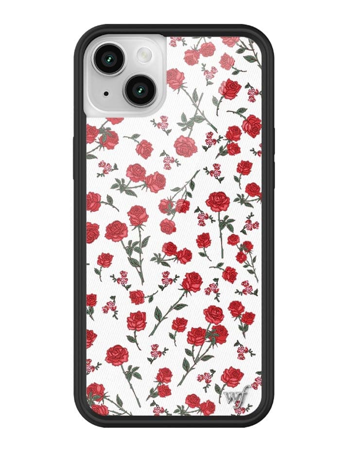 Wildflower Red Roses iPhone Case
