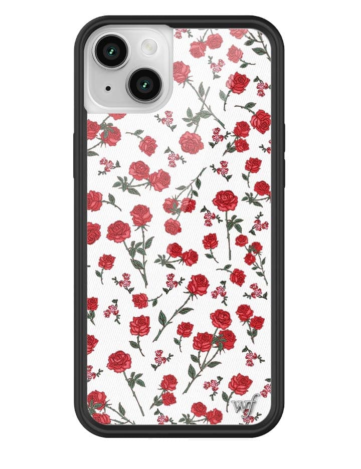 Wildflower Red Roses iPhone Case