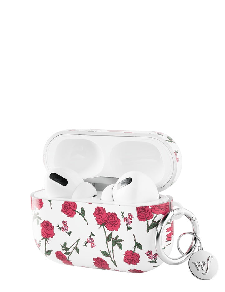 Wildflower Red Roses AirPods Case