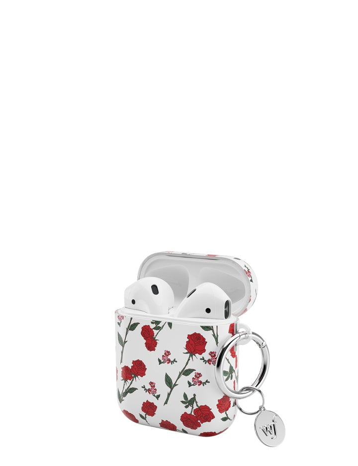 Wildflower Red Roses AirPods Case