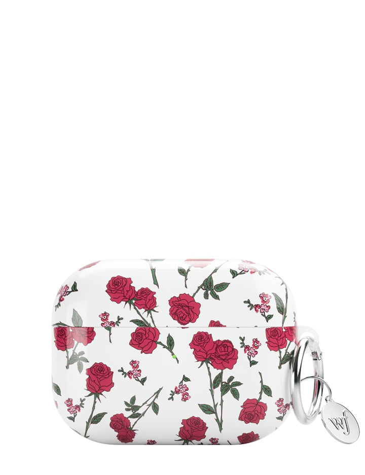 Wildflower Red Roses AirPods Case
