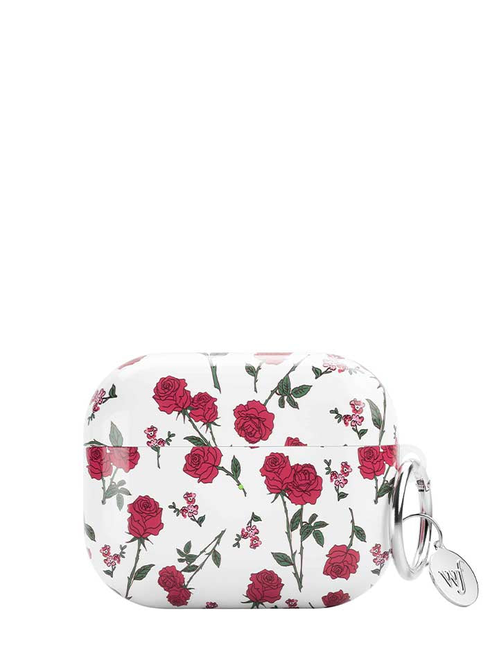 Wildflower Red Roses AirPods Case