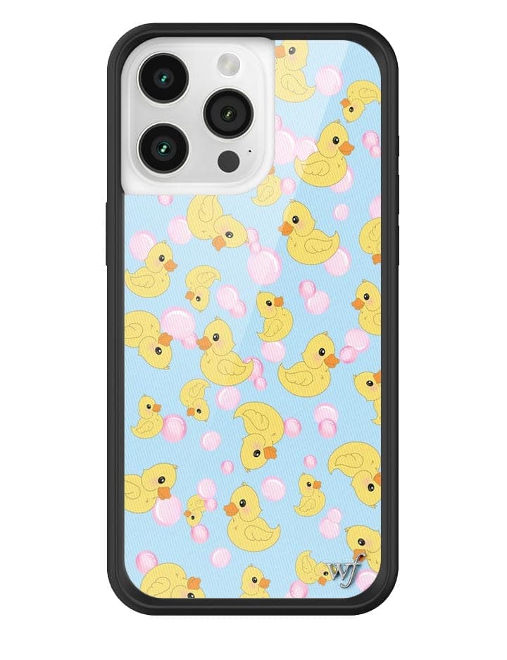 Wildflower What the Duck iPhone Case