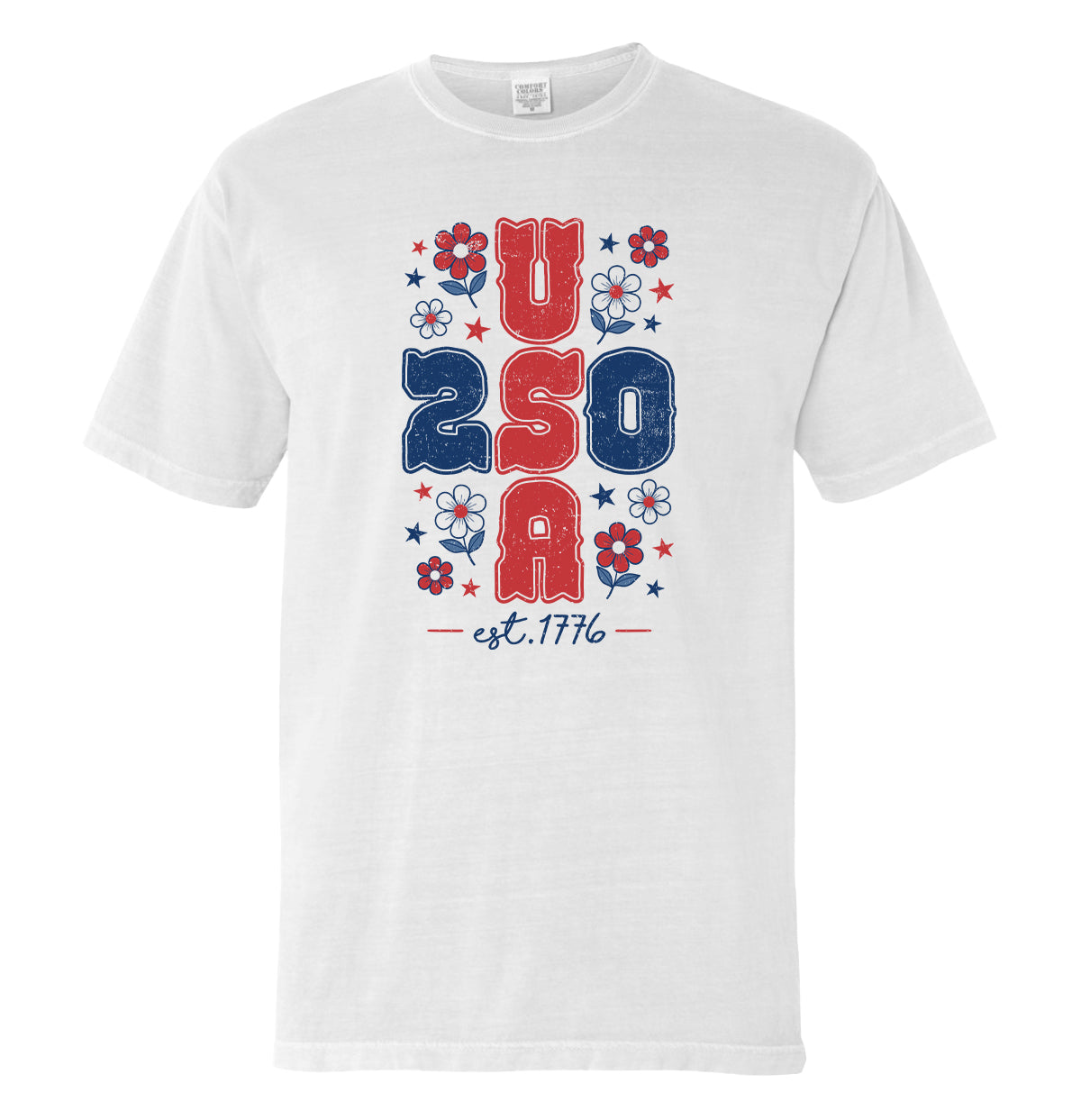 Red, White & Bloom (Front Print)