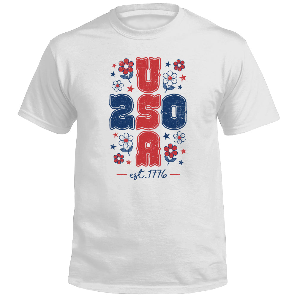 Red, White & Bloom (Front Print)