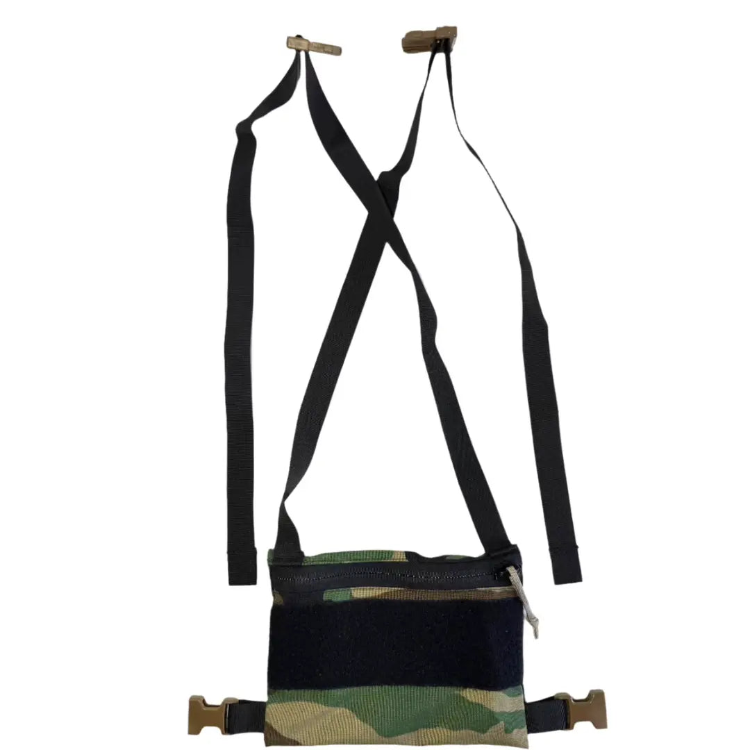 Recycled Firefighter Woodland Minimalist Chest Rig