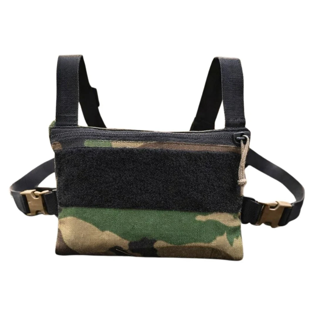 Recycled Firefighter Woodland Minimalist Chest Rig