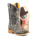 Tin Haul Bandana Bandit - Women's Leather Cowgirl Boot