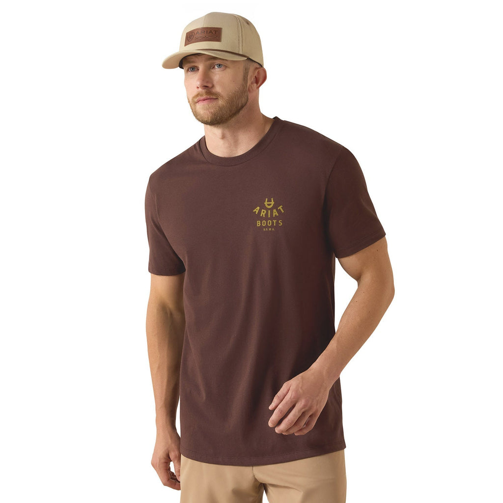 Ropes & Boots Men's Short Sleeve T-shirt by Ariat