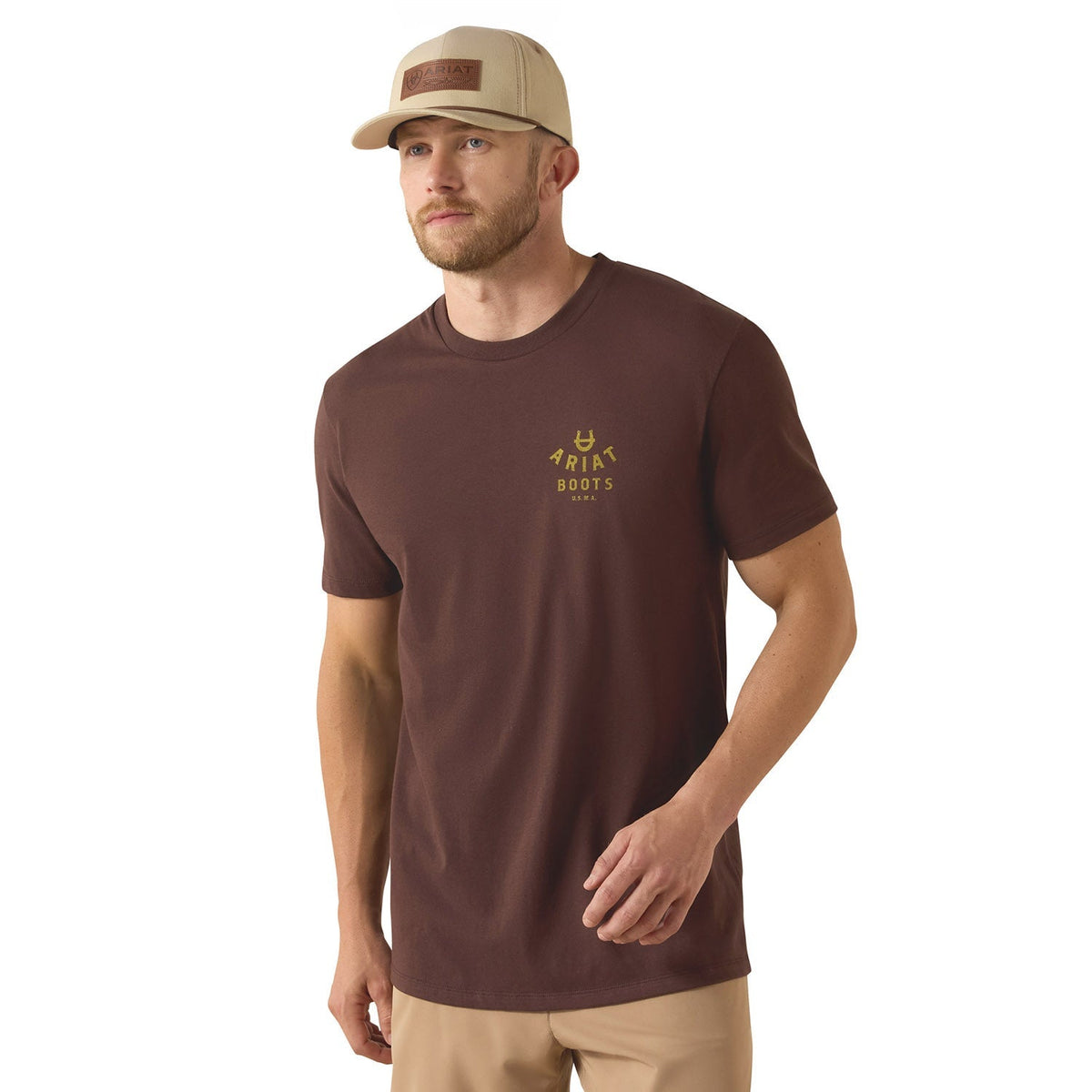 Ropes & Boots Men's Short Sleeve T-shirt by Ariat