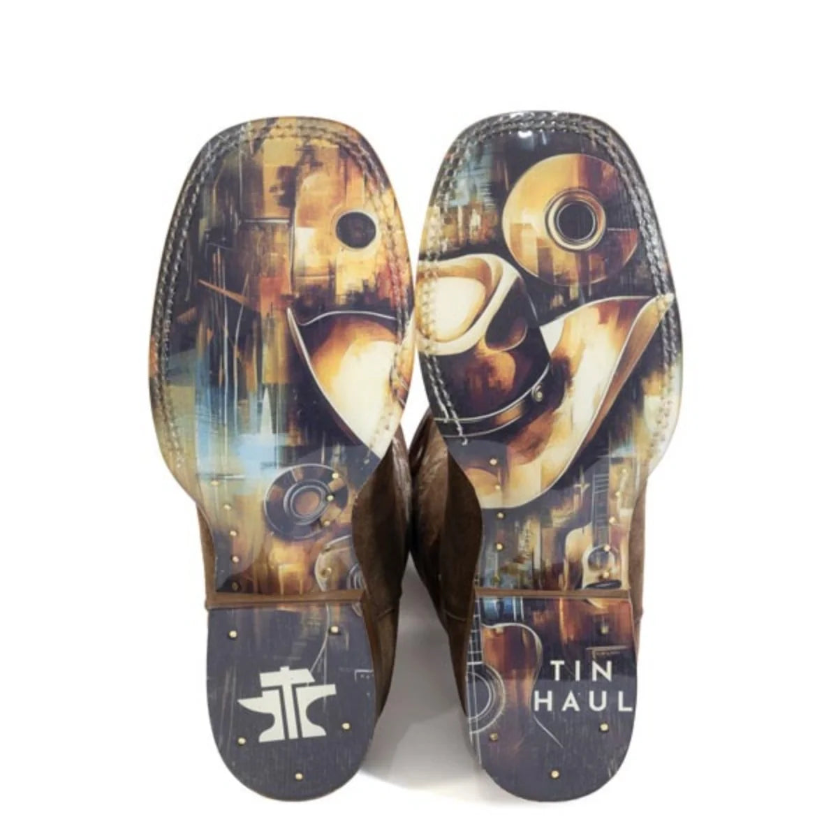 Tin Haul Guitar - Men's Leather Cowboy Boot