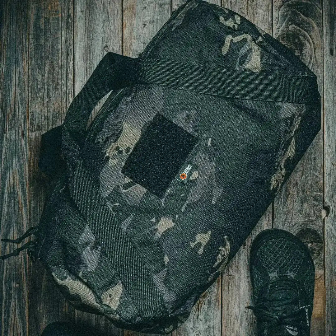 Recycled Firefighter Barrel Duffle Bag 500D