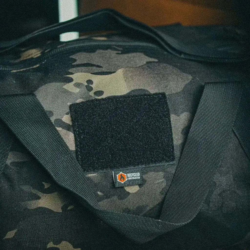 Recycled Firefighter Barrel Duffle Bag 1000D