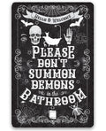 Please Don't Summon Demons - Metal Sign by Lone Star Art