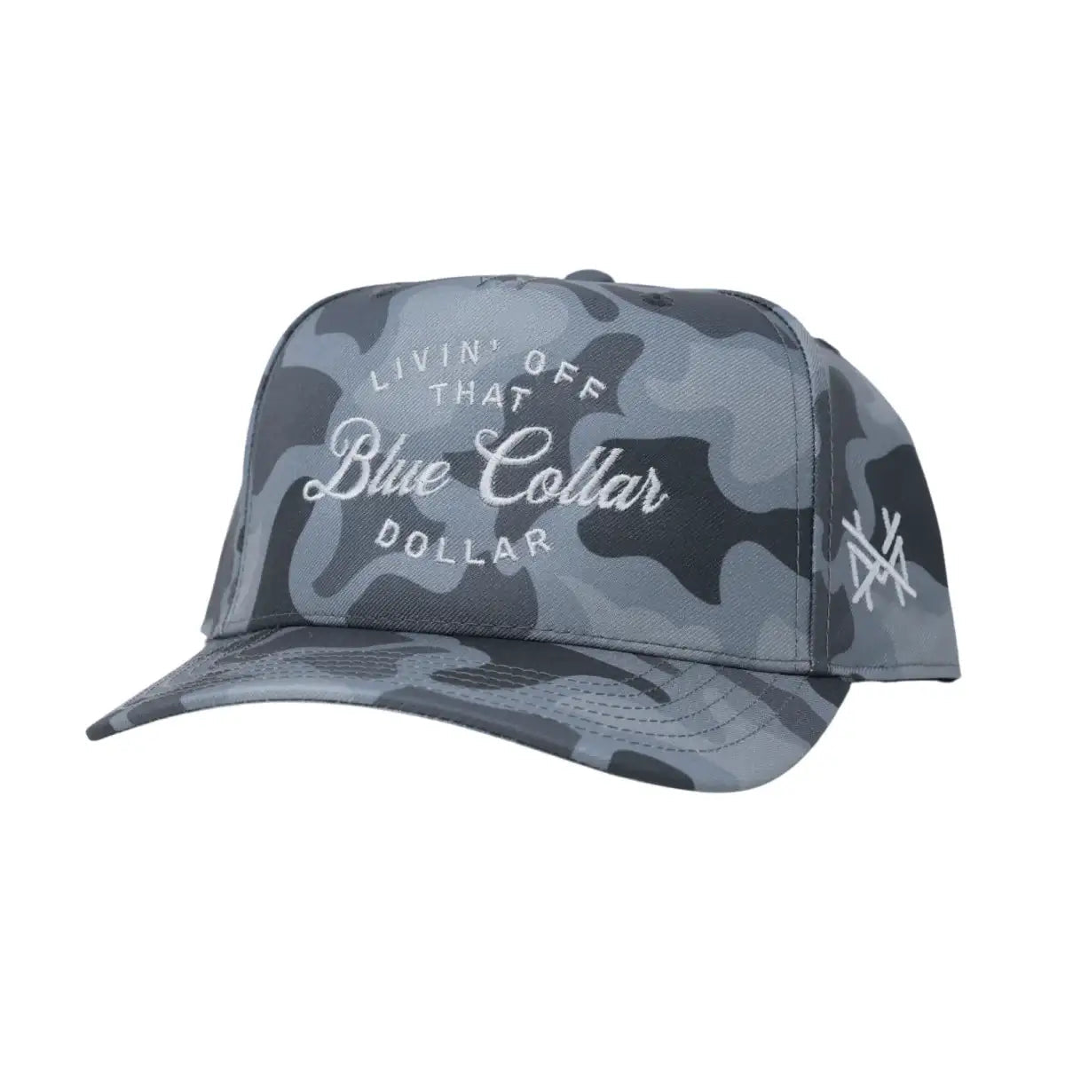 The Mad Hatter Blue Collar Dollar Snapback Hat