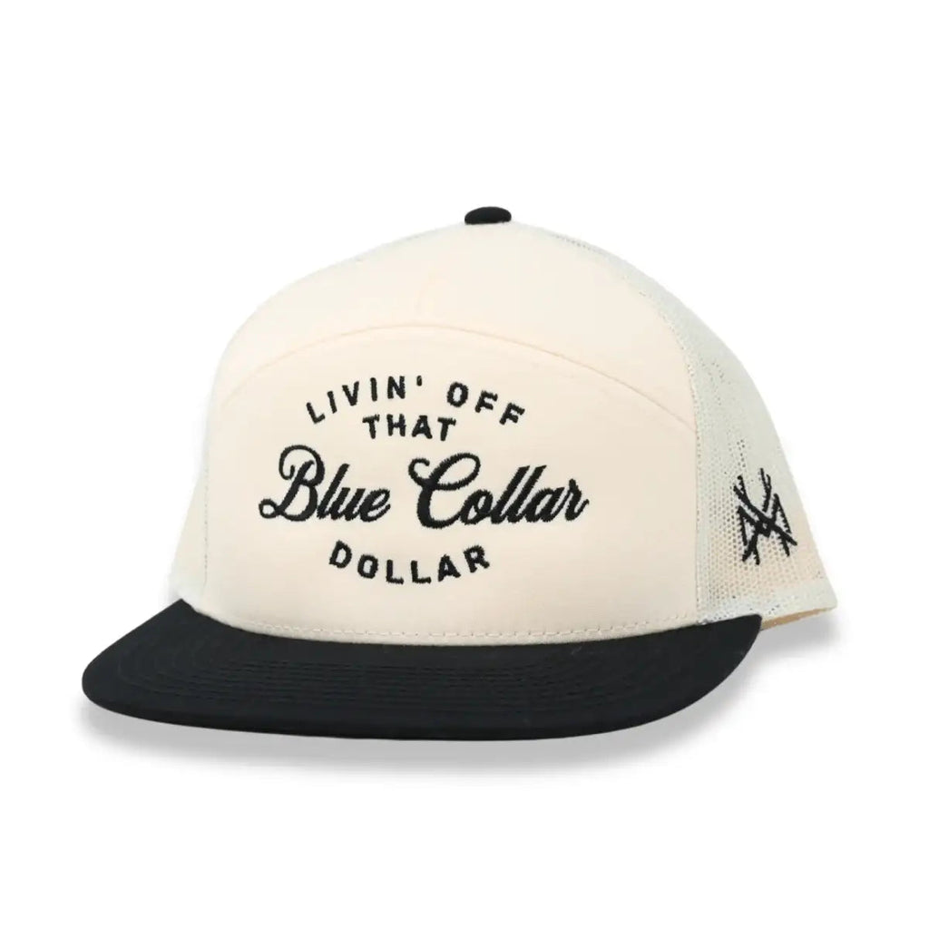 The Mad Hatter Blue Collar Dollar Snapback Hat