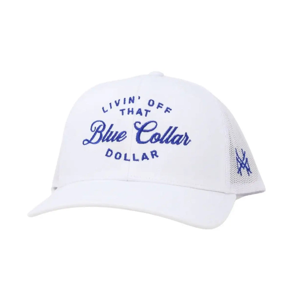 The Mad Hatter Blue Collar Dollar Snapback Hat