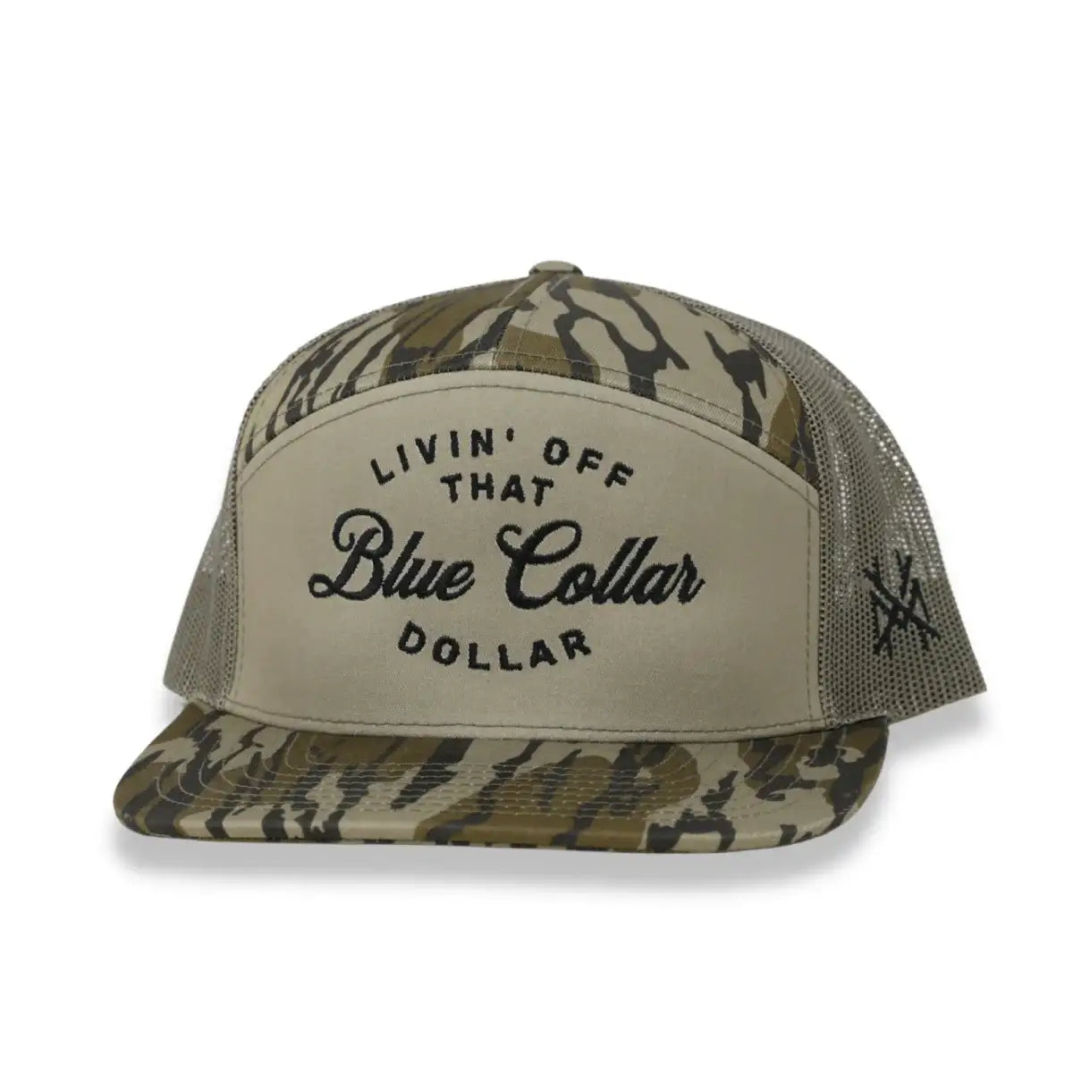 The Mad Hatter Blue Collar Dollar Snapback Hat